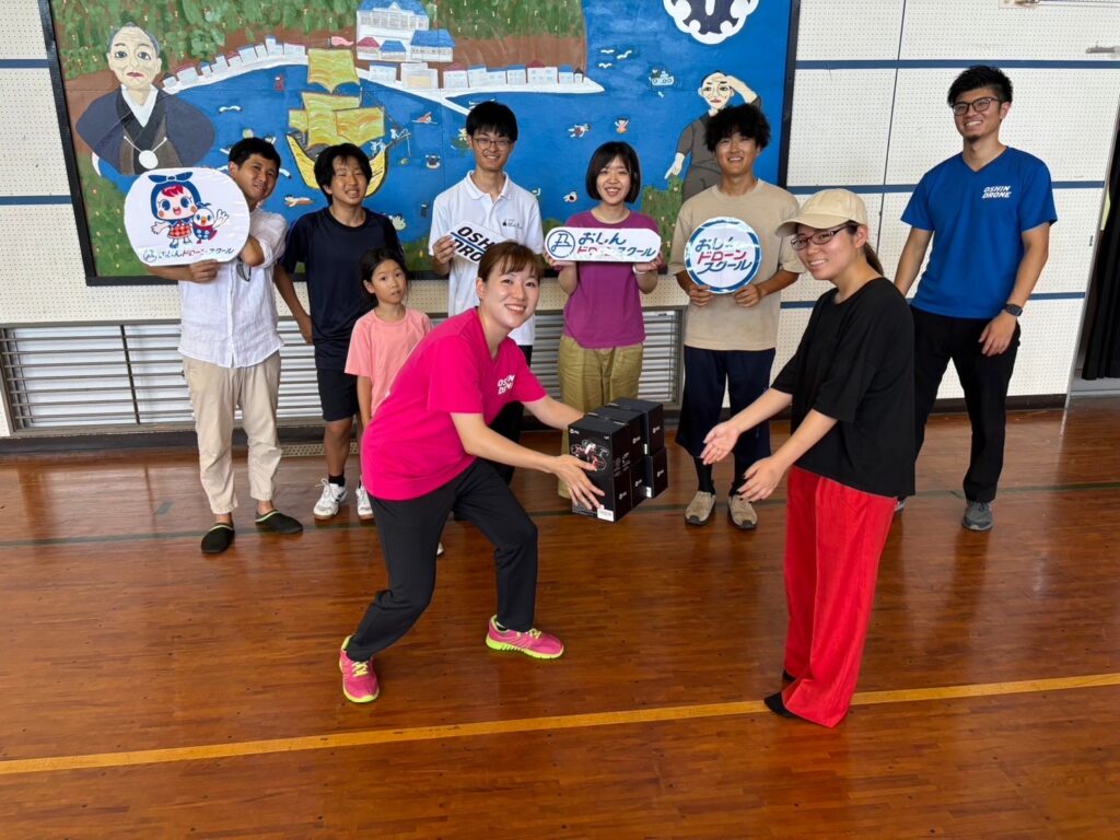 おしんドローンスクール×一橋大学　夏のドローン合宿　Aチーム