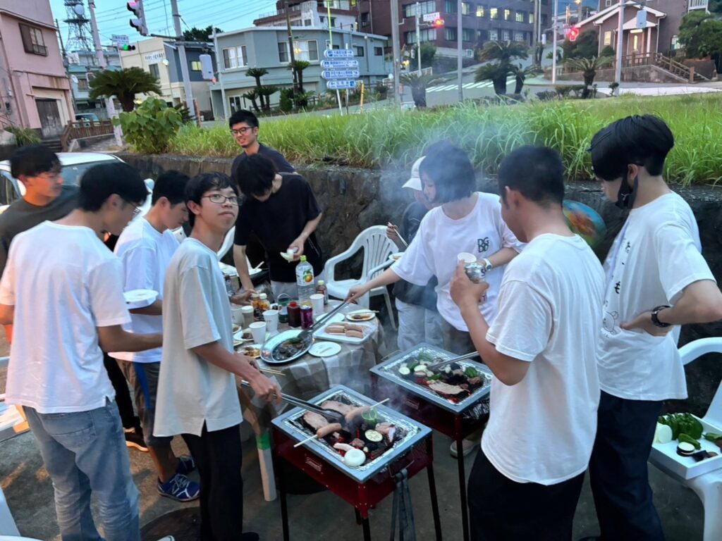 おしんドローンスクール×一橋大学　夏のドローン合宿　BBQ