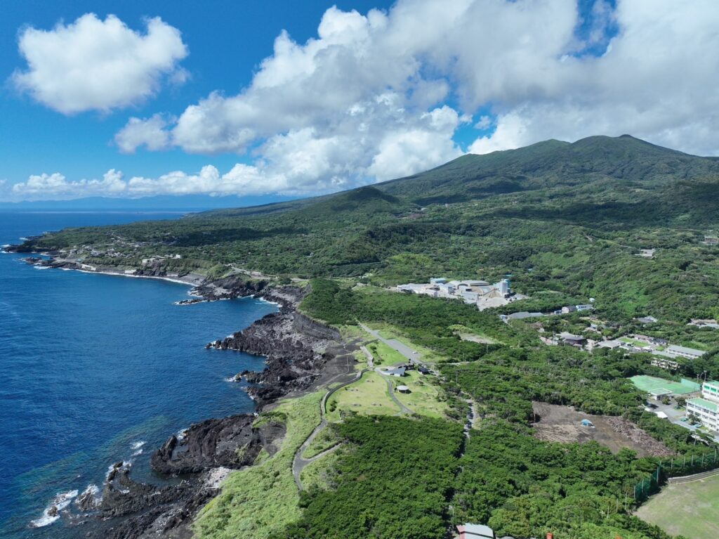 伊豆大島空撮