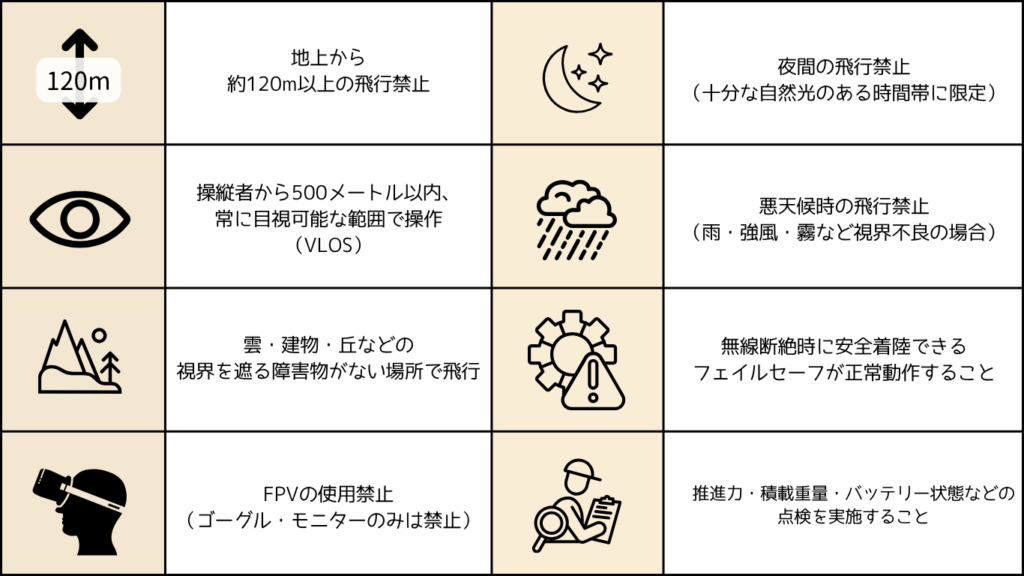 ジャマイカの飛行可能な条件とルール一覧の画像
