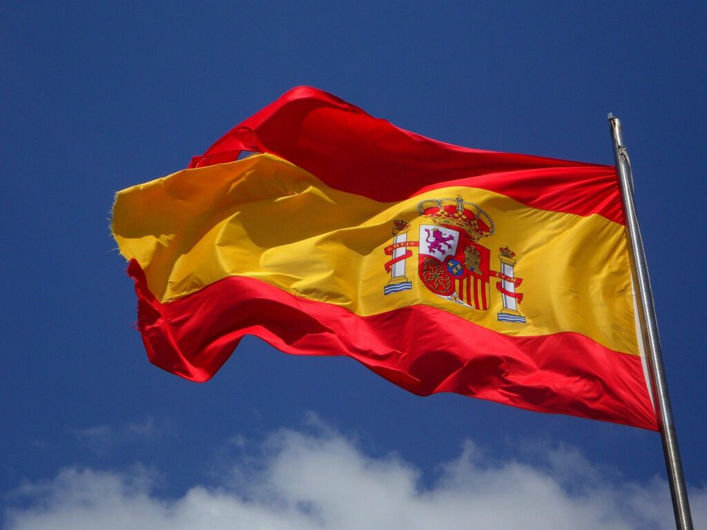 スペイン国旗の画像