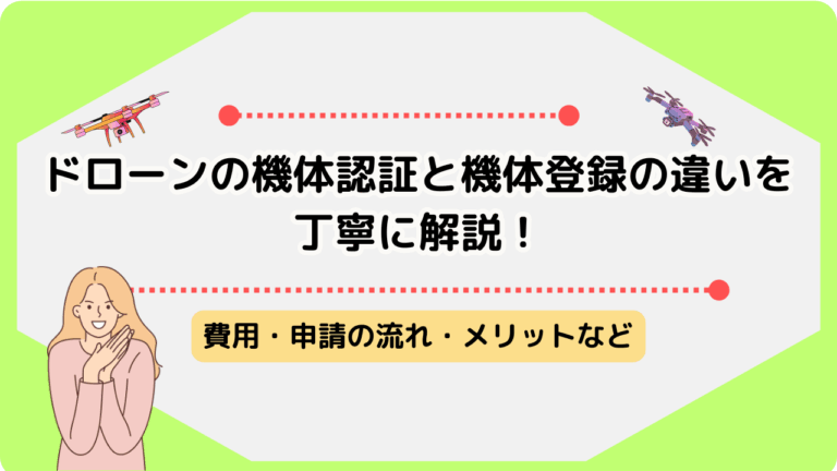 ドローン 機体認証 機体登録のサムネ