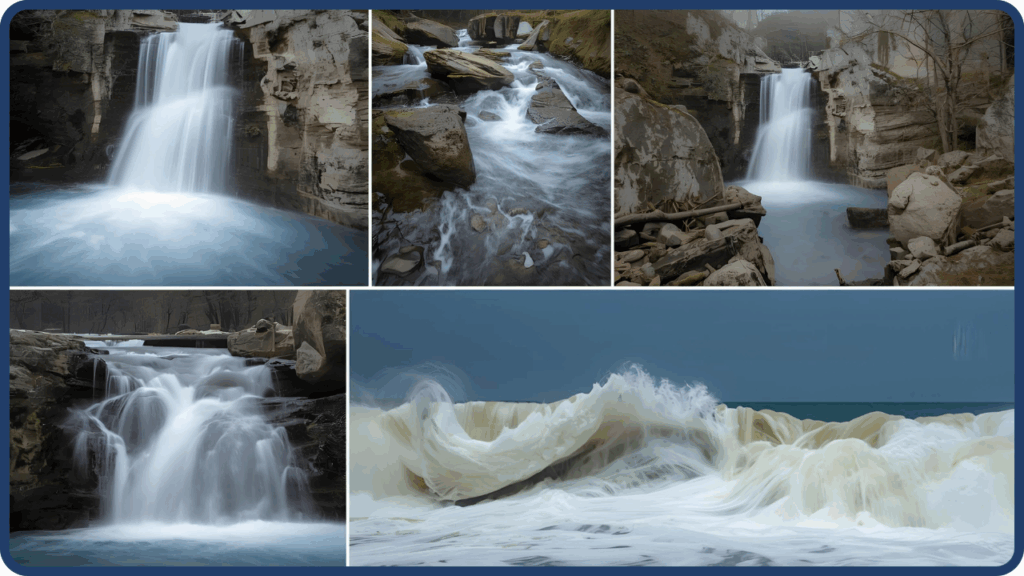 スローシャッター(長時間露光)の画像