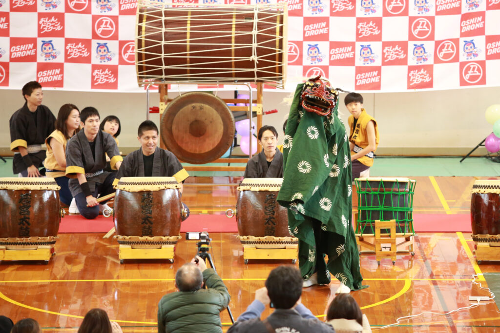 地元の和太鼓チーム・若宮太鼓 一心会