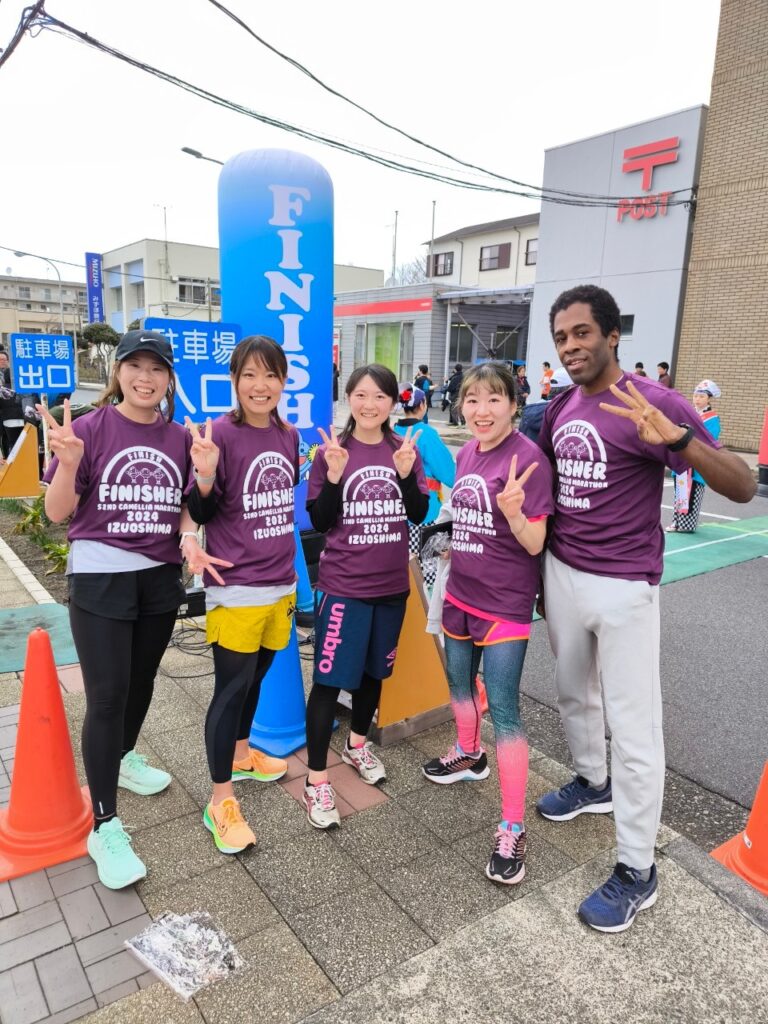 カメリアマラソンゴール地点