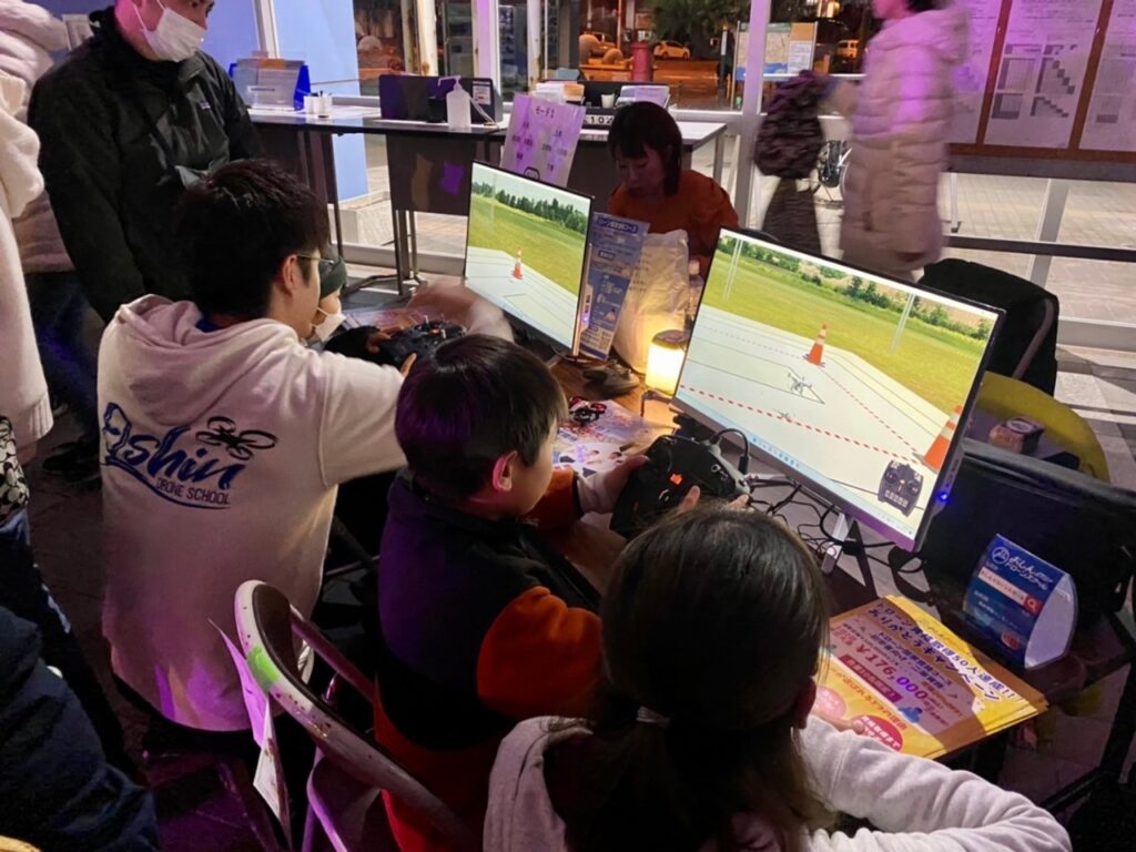 ドローンシミュレーター体験