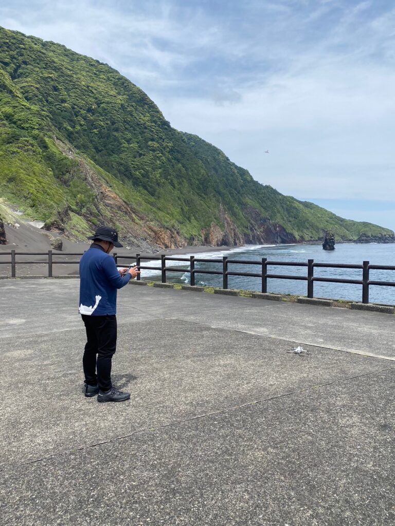 筆島　ドローン練習