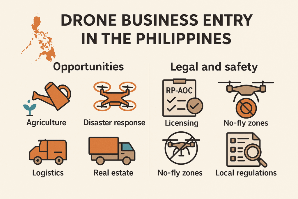 フィリピンにおけるドローンビジネス参入の可能性の画像
