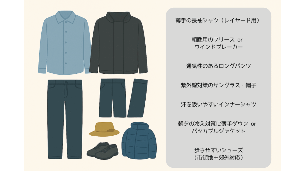 マドリード周辺でのおすすめ服装の画像