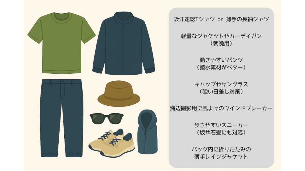 カタルーニャでのおすすめ服装の画像