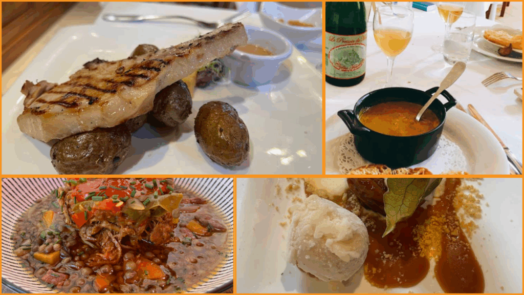 La Ferme Saint-Michelの料理
