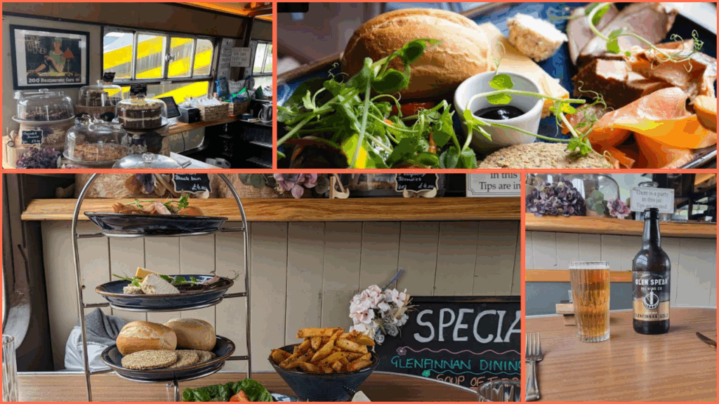 Glenfinnan Station Dining Carのメニュー