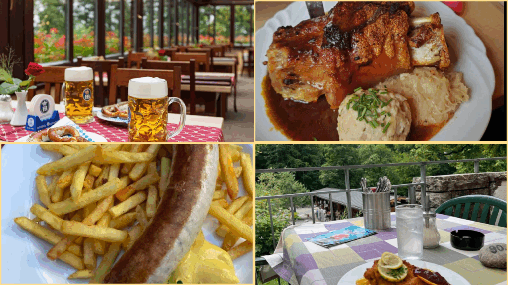 Schlossrestaurant Neuschwanstein（シュロスレストラン・ノイシュヴァンシュタイン）のメニュー