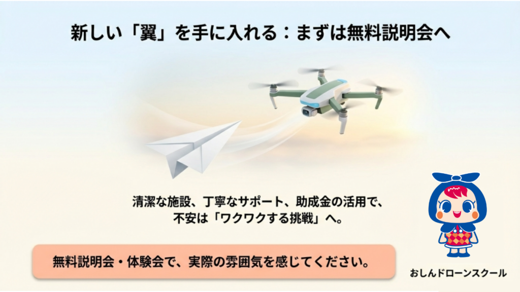 清潔な施設と丁寧なサポート、無料説明会への案内